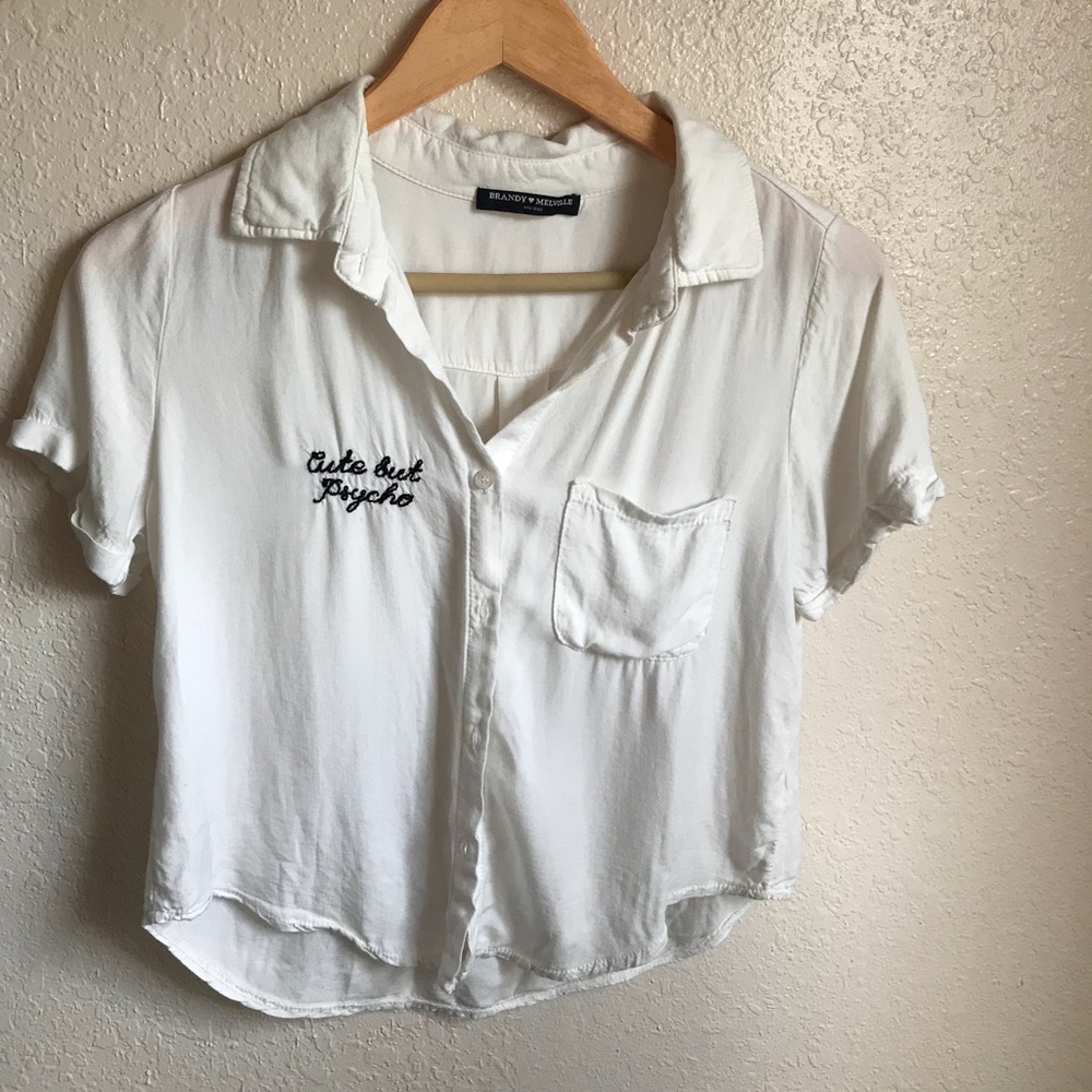 Brandy Melville “Cute but Psycho” shirt